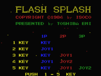 Flash Splash JP MSX JP box art